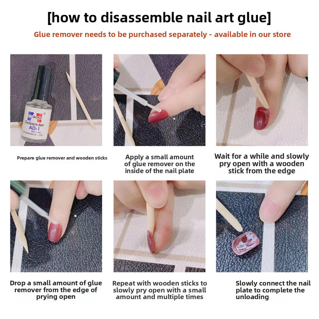 1026- Handmade press on nails fake nails removable