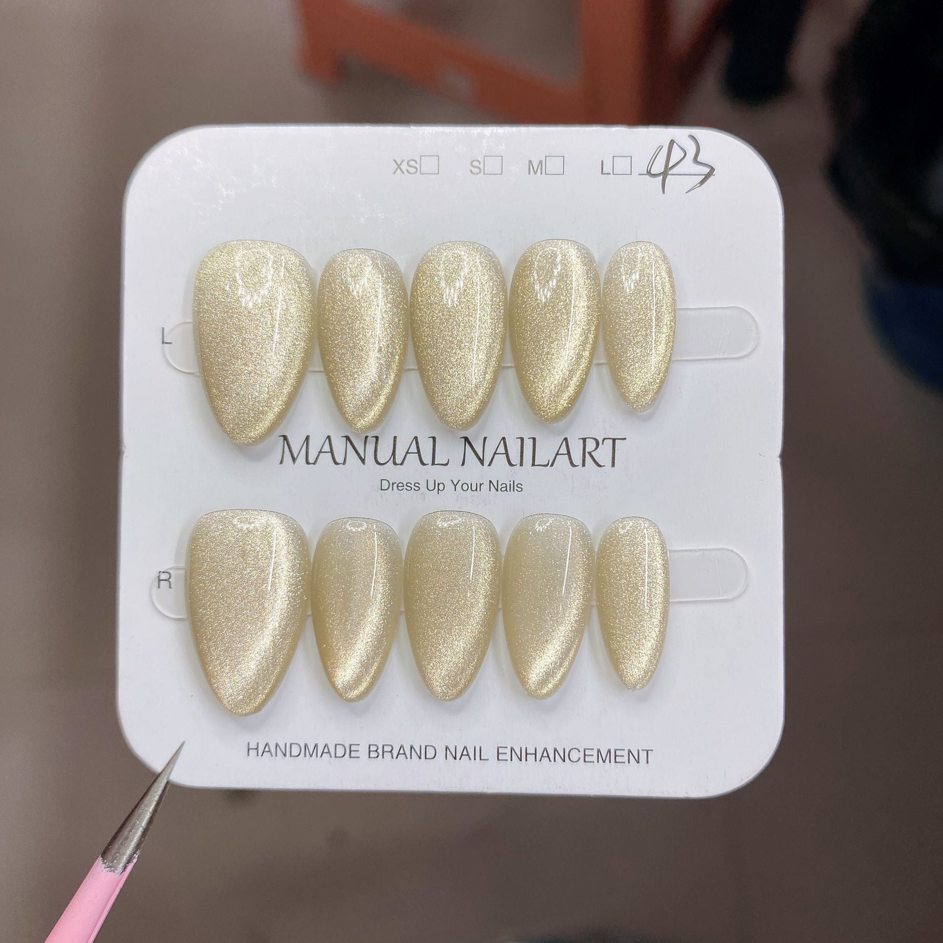 1027- Handmade press on nails fake nails removable