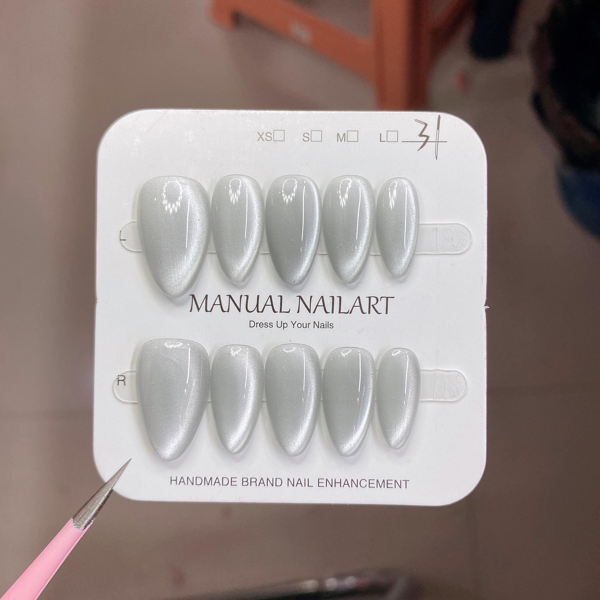 1026- Handmade press on nails fake nails removable